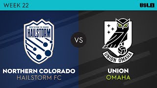 Northern Colorado Hailstorm FC v Union Omaha: August 12, 2023