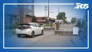 City installs barriers in Aurora Ave. neighborhood