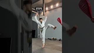 360도 발차기 차는 법 튜토리얼 360TURNNING KICK TUTORIAL #shorts #short #taekwondo #kick #tutorial #태권도 #발차기