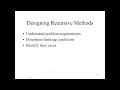 Java Recursive Method, how to design and use recursive methods to solve problems