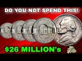 TOP 5 MOST VALUABLE JEFFERSON NICKEL BIG MONEY MILLION OF DOLLARS!