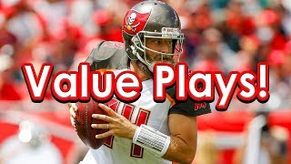 DraftKings Picks + FanDuel Picks NFL Week 10 Value Plays!