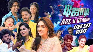 Pradeepக்கு ஜோடியாகும் போது எல்லாரும் சொன்னது… JodiAreUReady2 Live Set Visit | Sridevi | Rambha