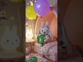 🐰✨ adorable cute bunny plays with alphabet balloons 🎈 fun u0026 educational for kids