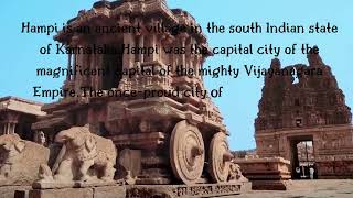 HAMPI the pride of INDIA / tourist places in hampi / project help