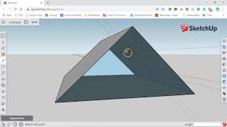 SketchUp for Web - Erase a Face to See Inside an Object