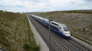 TGV Duplex with 320 km/h towards Paris! [HD]