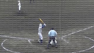 2017　春　高校野球　福岡大会　筑陽学園　藤原選手タイムリー