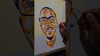 #lifeincolorsstudio #portrait #youtubeshorts #artist #painting #blackarts