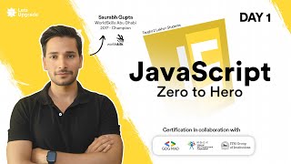 Day 1 | Introduction to JavaScript | JavaScript Zero to Hero (5 Days)