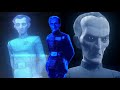 Wilhuff Tarkin - Every Admiral/Governor/Grand Moff Tarkin Hologram Scene | The Clone Wars & Rebels