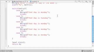 Objective C Programming Tutorial - 47 - Enum Program
