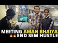 Meeting @AmanDhattarwal bhaiya in NSUT/NSIT + End Semester Exam Hustle | Engineering Life