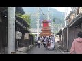 【西条祭り】２０２２年石岡神社秋の例大祭本殿祭前の古町だんじり（整理番号20698