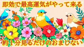 【即効運気アップ】約1分見るだけで最高運気がやって来る超開運波動417Hzのおまじないです