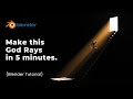 God-rays in Blender | Blender 2.9 tutorial