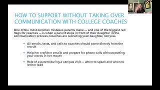 RecruitPKB Webinar: The Parent's Role in the Recruiting Process — How to Help Without Hurting