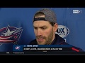 Boone Jenner postgame on Blue Jackets' opening night loss to Maple Leafs