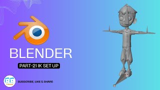 Blender Basics Tutorial in Telugu - Complete Beginner's Guide | Part-21 | IK SetUp | RR Tutorials