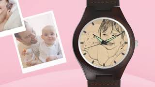 Custom Personalized Photo Watch