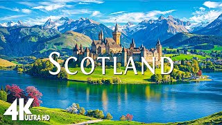 Scotland 4K Amazing Aerial Film - Calming Piano Music   Amazing Nature