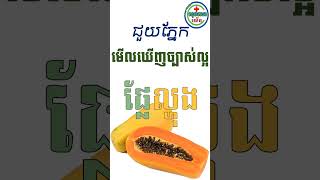 អត្ថប្រយោជន៍របស់ផ្លែល្ហុង #សុខភាពយើង #សម្រស់យើង #ការព្យាបាលជំងឺផ្សេងៗ #fruit