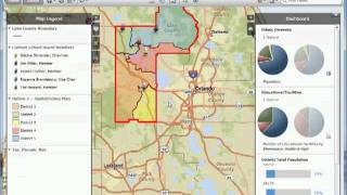 ArcExplorer -- Redistricting Demonstration