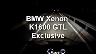 BMW adaptive Xenon headlight testing K1600 GTL Exclusive