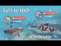 WildCraft lvl 1 to 100 with dolphin 🐬