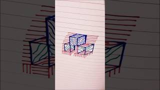 Square art #art #3d #drawing #shorts