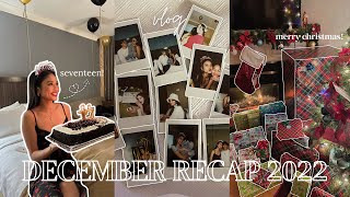 DECEMBER RECAP 2022 | shopping, hauls, new macbook, birthday \u0026 christmas ! ♡