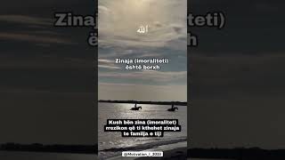 Zinaja (imoraliteti) është borxh #islamicshorts #shorts #fyp