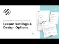 How to set up a lesson in a Squarespace Course // Beginners Guide to Squarespace Courses