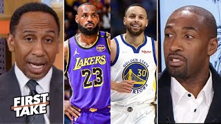 FIRST TAKE | Warriors are a better team than Lakers for West title this season - Stephen A. \u0026 Arenas