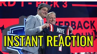 INSTANT REACTION: Patriots Select Drake Maye in  NFL Draft