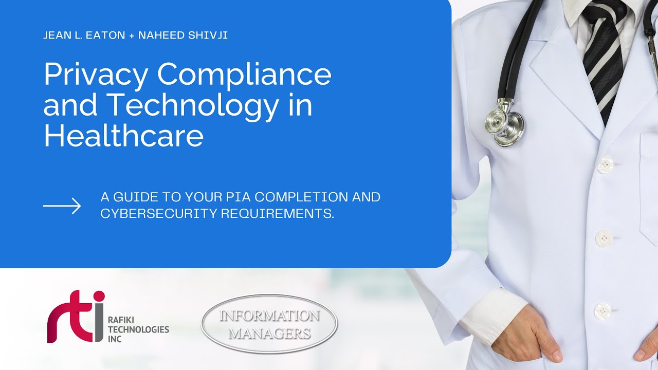 Privacy Compliance And Technology In Healthcare - YouTube