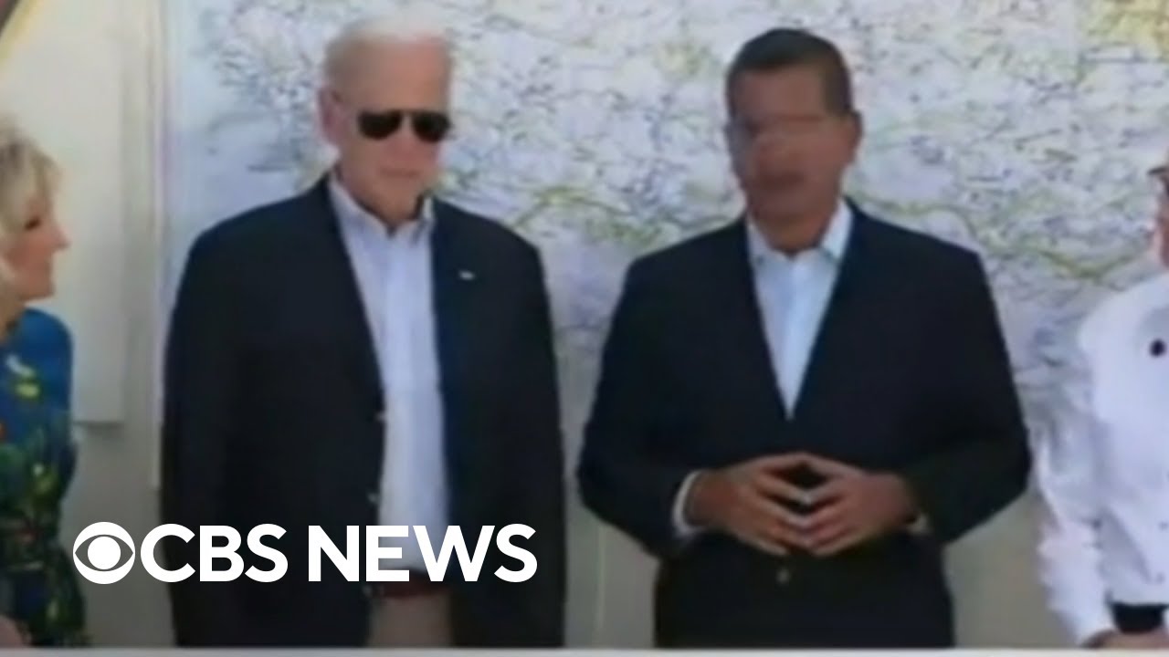 President Biden Visits Puerto Rico To Survey Storm Damage - YouTube