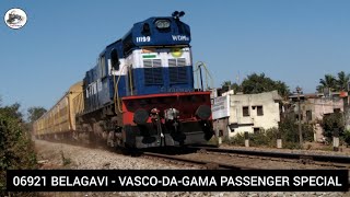 06921/BELAGAVI - VASCO-DA-GAMA PASSENGER SPECIAL | ERODE ALCO | INDIAN RAILWAYS | irailways