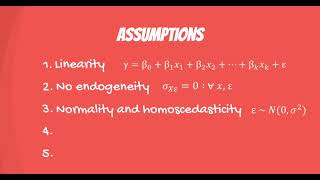 OLS Assumptions Explained for Beginners | Ordinary Least Squares Made Simple