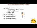 03. Exception Handling Basics - You Must Know for Interview