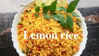 നാരങ്ങാ ചോറ് || Lemon Rice🍜 || റേഷൻ അരി ഉപയോഗിച്ചു തമിഴ്  നാടൻ ശൈലിയിൽ നാരങ്ങാ ചോറ്😋