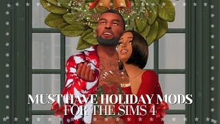 40+ must-have holiday mods‧₊˚🎄✩ ₊˚🦌⊹♡ | the sims 4 mod/cc showcase