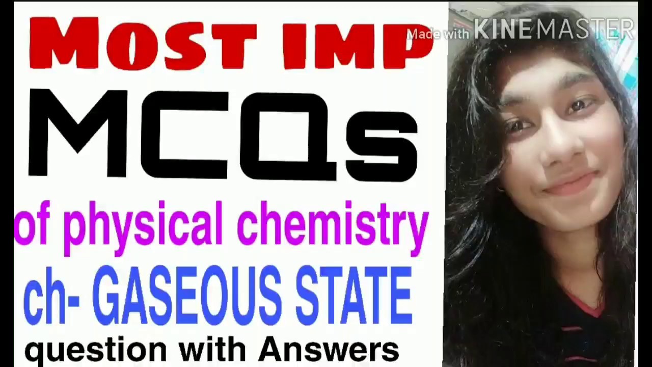 GASEOUS STATE: MCQs || Most Important Physical Chemistry Objective Type ...