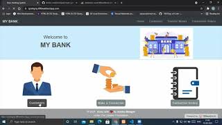 BASIC BANKING SYSTEM USING HTML CSS JAVASCRIPT PHP