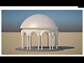 -3Ds Max Tutorial Modeling architectural column رسم الاعمده والاقواس بالماكس