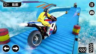 Real Bike Stunt Racer 3d - Motorcycle Games 2020 - Motorbike Stunt Game
