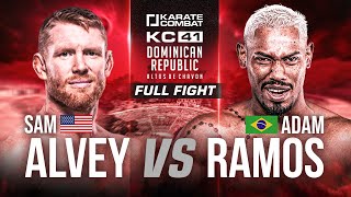 Karate Combat 41 | Sam Alvey vs Adam Ramos FULL FIGHT | 1ST ROUND KO!
