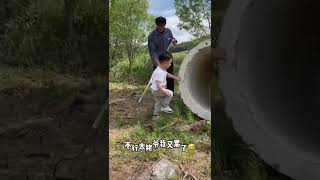 多肉宝宝童年故事Cute little Ruo Ruo story with his grandpa🥰He like village life with his grandpa \u0026 grandma