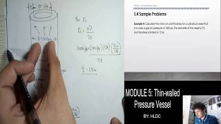 MODULE 5 (part 2) - Thin-walled Pressure Vessel