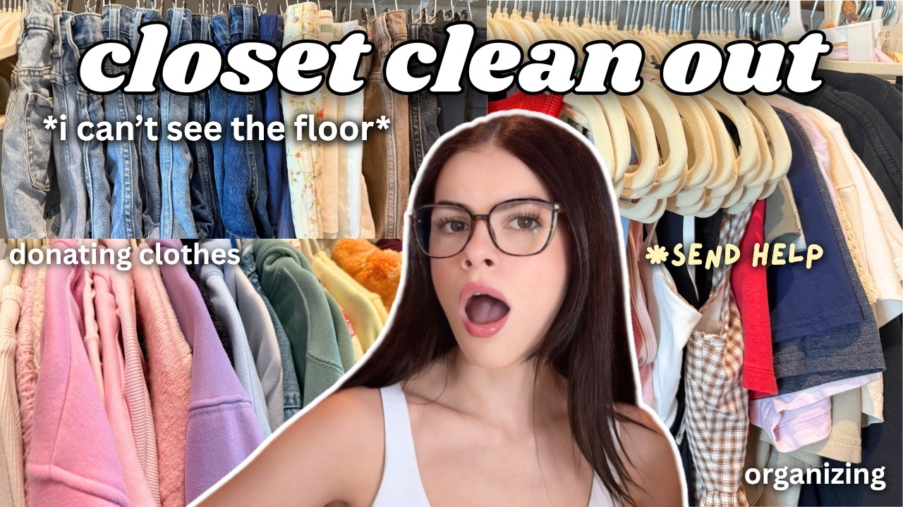 Massive Closet Clean Out Send Help Youtube